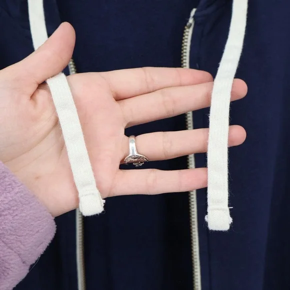 Marine Layer Afternoon Hoodie Mens M Navy Full Zip Classic Staple Casual Weekend - Picture 10 of 16